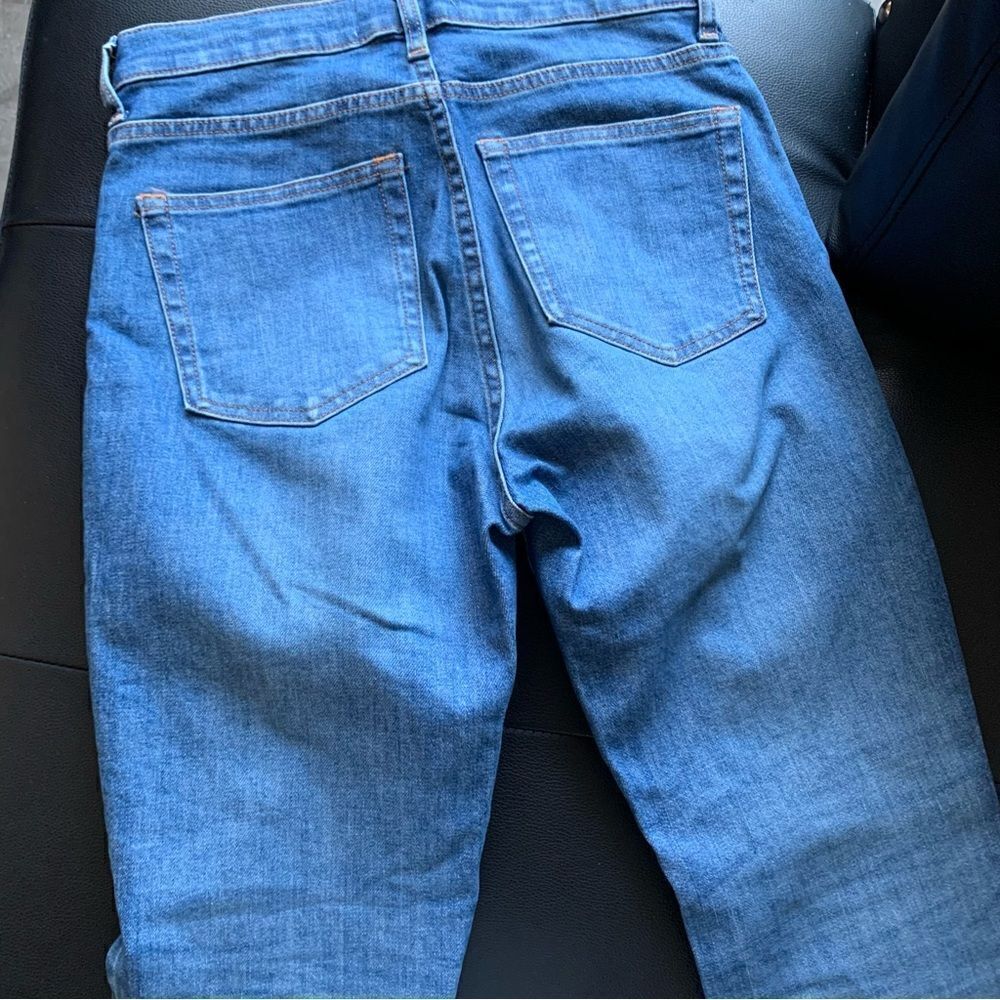 EVERLANE HIGH RISE SKINNY BLUE DENIM JEANS 27 - Picture 7 of 11
